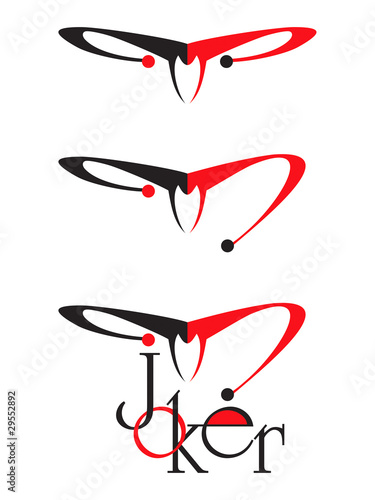 Red and black joker