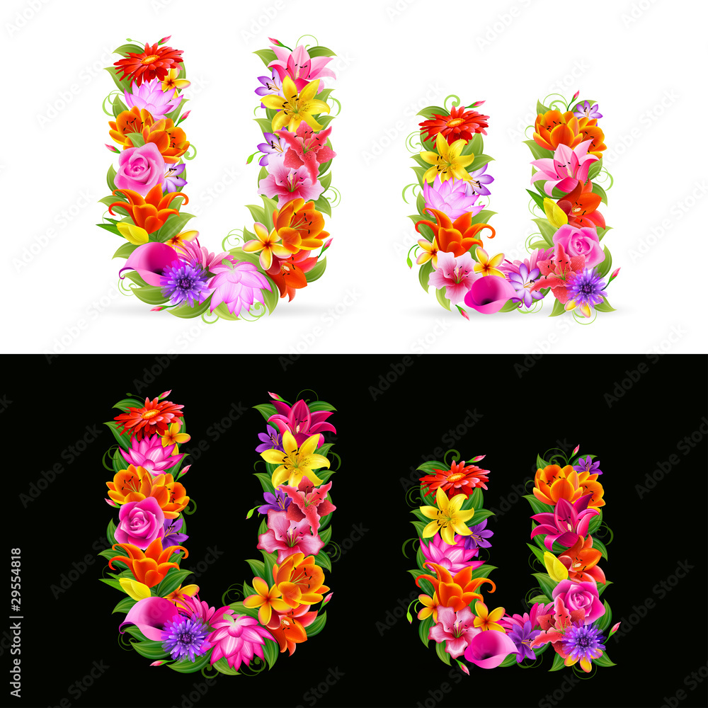 flower font flower font