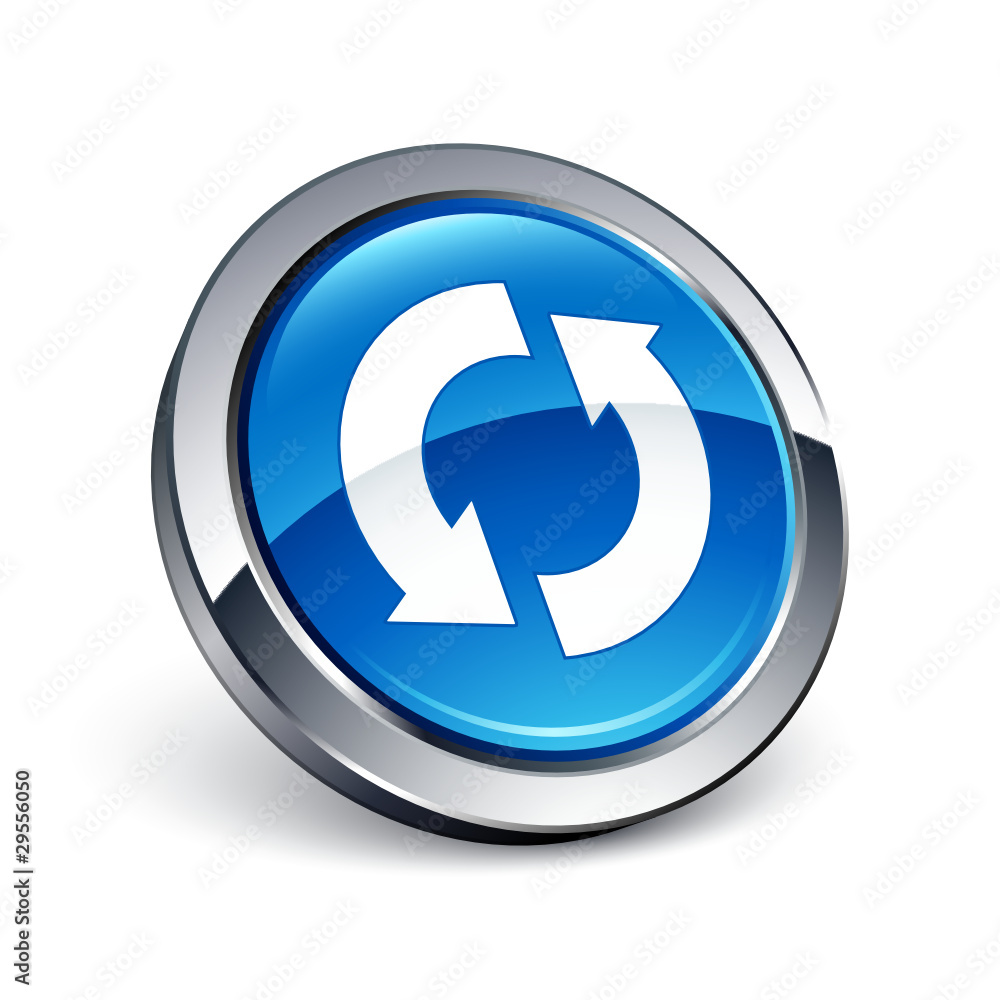 icône bouton internet flèche recyclage icône bouton internet flèche recyclage