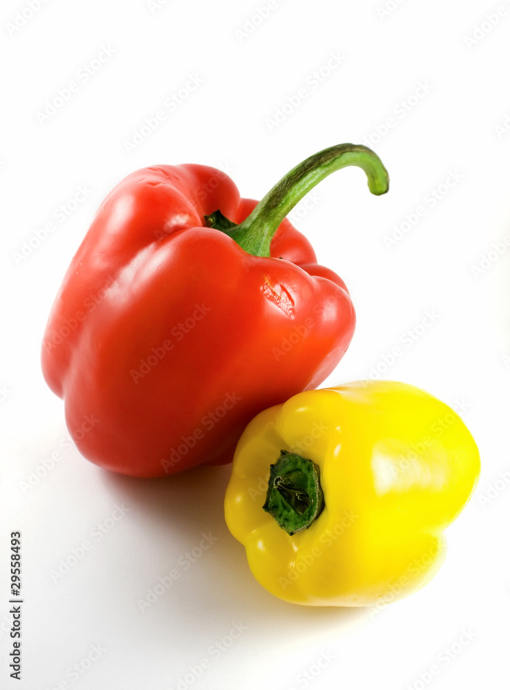 Red and yellow pepper Red and yellow pepper