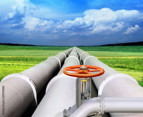 Fotografering gas-transmission pipeline