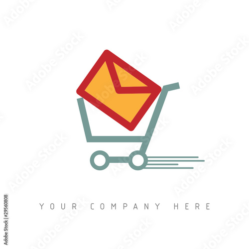 logo picto web couriser marketing pub commerce design icône