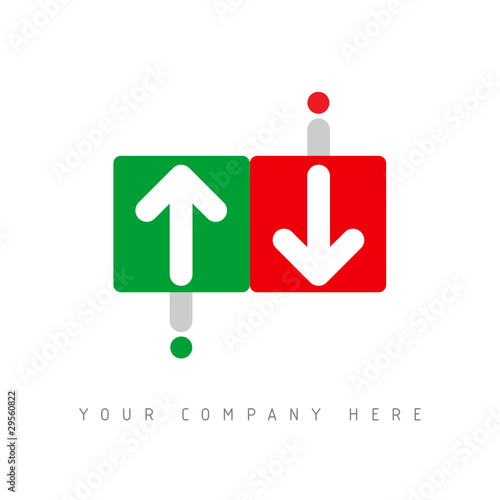 logo picto web ascenseur marketing commerce design icône