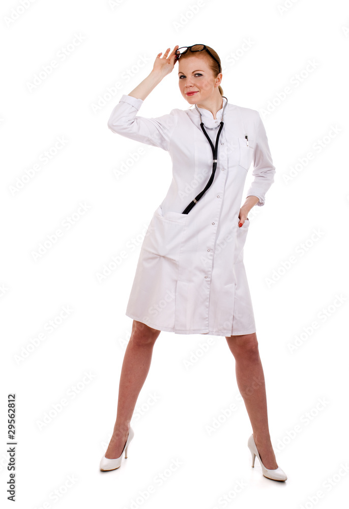 Beautiful successful female doctor Beautiful successful female doctor