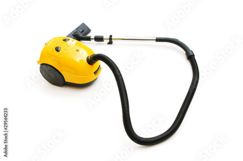 Vacuum cleaner isolated on the white background