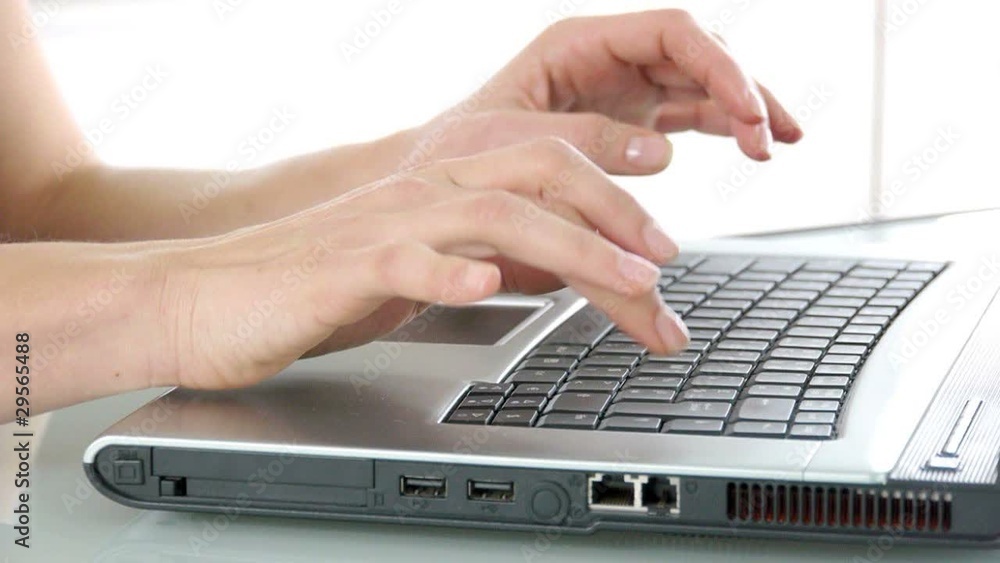 Closeup on laptop computer keyboard Closeup on laptop computer keyboard