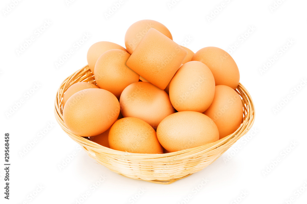 Stand out from crowd concept with square egg Stand out from crowd concept with square egg
