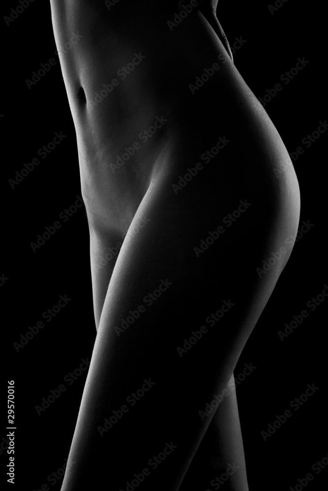 Naklejka premium The girl's body