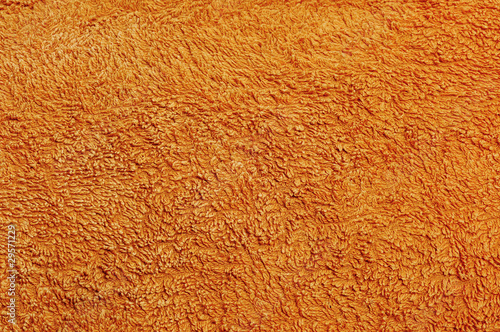Photography orange terrycloth