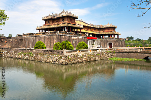 Entrance of Citadel, Hue, Vietnam.