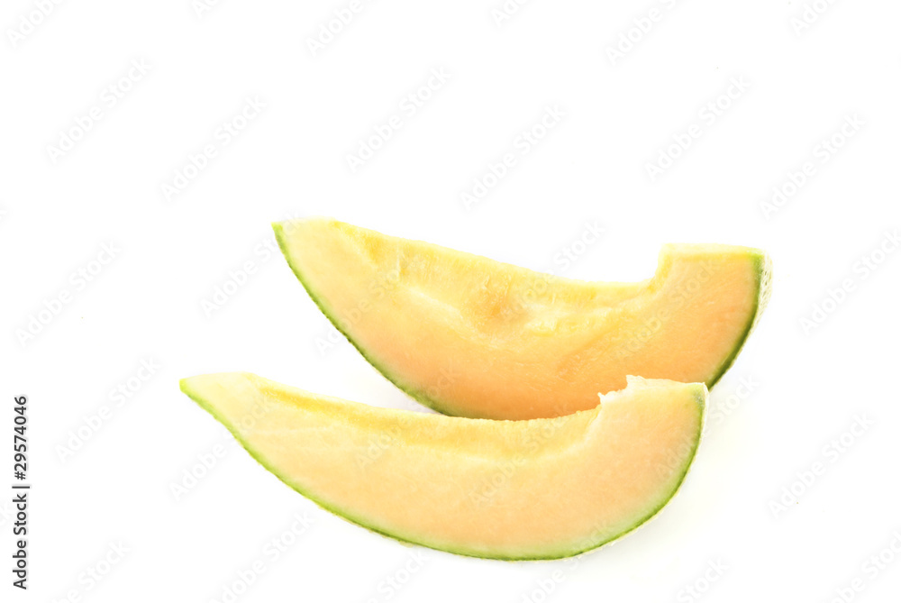 Sliced Cantaloupe