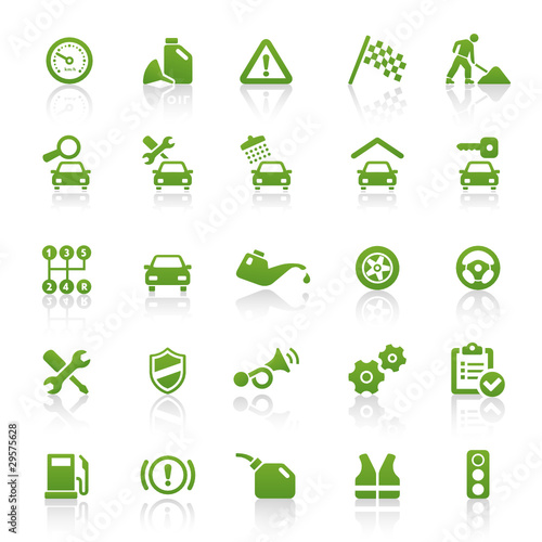 Green Web Icons