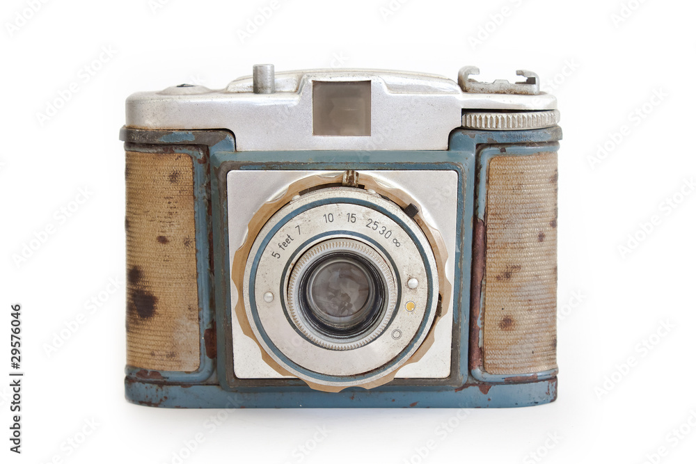 Vintage Camera Front Side View