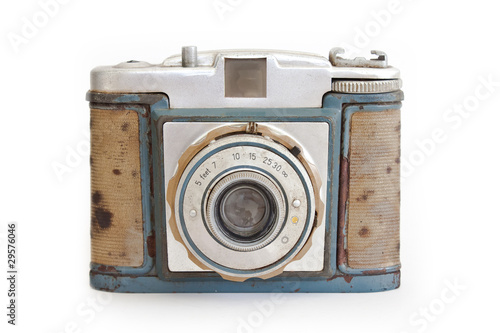 Vintage Camera Front Side View