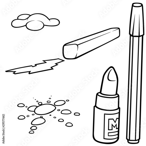 Drawing Set 2 - Black and W...