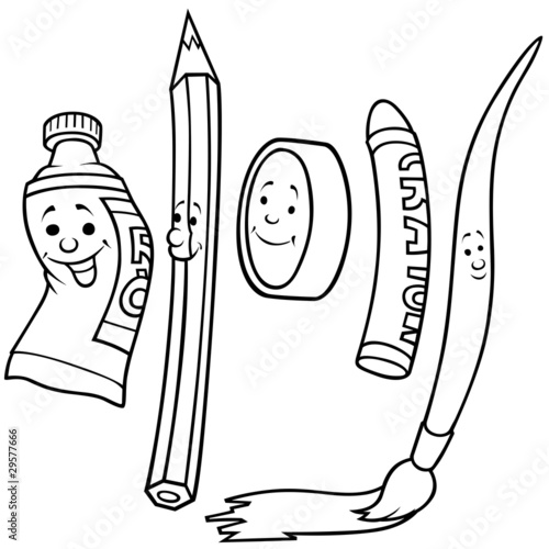 Drawing Set 1 - Black and W...