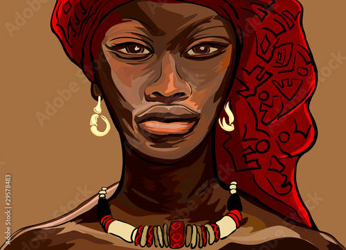 african woman