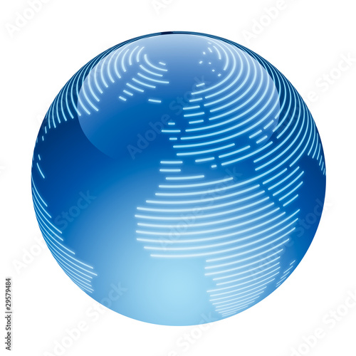Globale Welt und Vernetzung