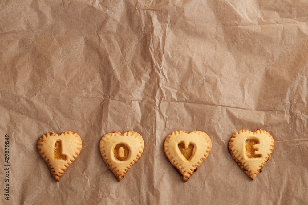 Heart biscuits Heart biscuits