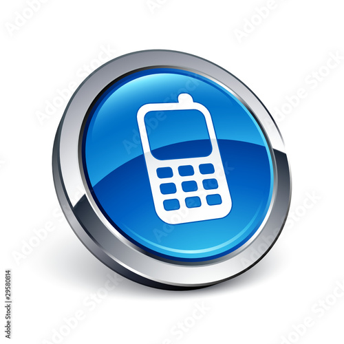 icône bouton internet téléphone