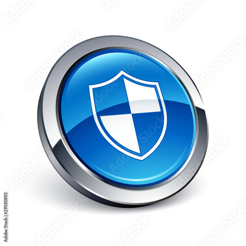 icône bouton internet bouclier protection sécurité