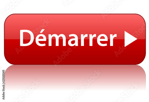 Bouton Web "DEMARRER" (démarrage démarrer cliquer ici go start)