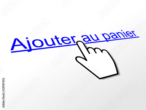 Lien Hypertexte AJOUTER AU PANIER (commerce électronique bouton)