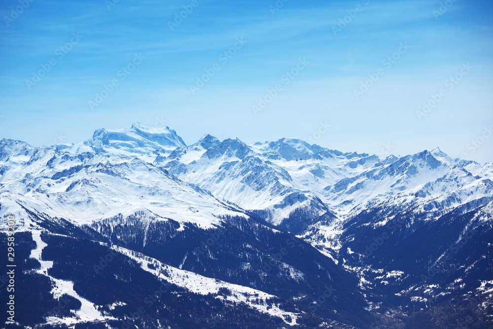 Fototapeta premium top of mountains