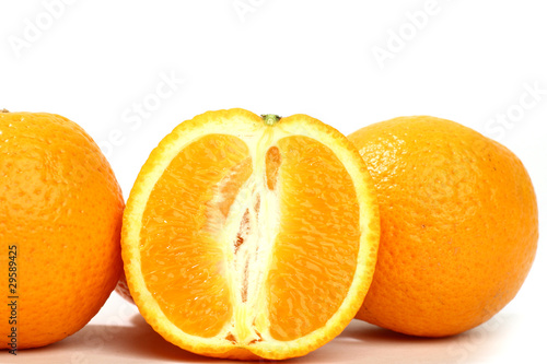 isolated oranges