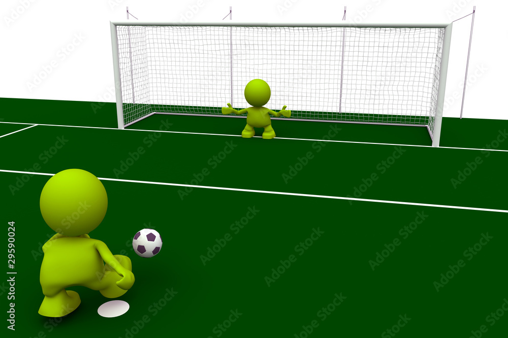 Fotografie Penalty Kick