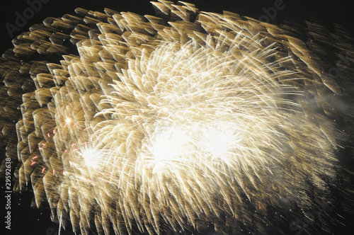 Feuerwerk am Rhein photo