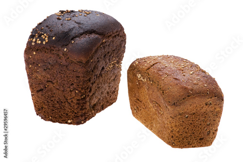 black bread close up