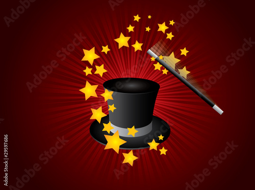 Magic hat vector