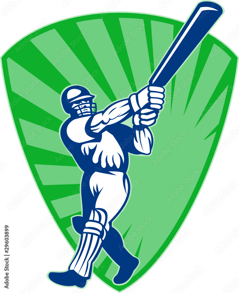 cricket player batting cricket player batting