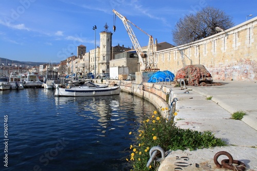 Quai dans le port de La Ciotat