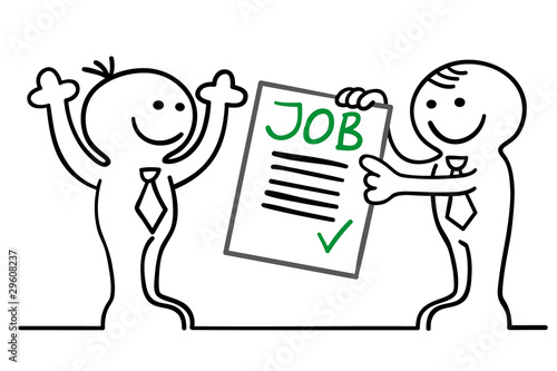 figur bekommt job