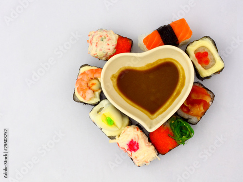 sushi in love