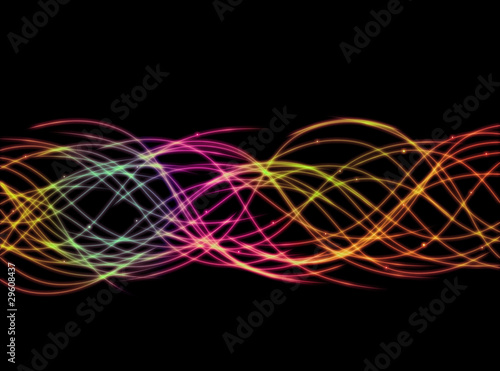 multicolored electric light background.