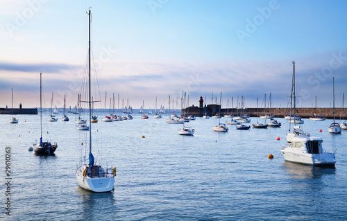 Sunset harbor