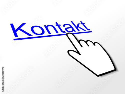 KONTAKT Link (Kundenservice Hotline Rufen Sie Uns Button Knopf)