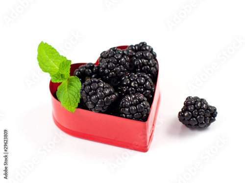 Fresh Blackberry Valentine