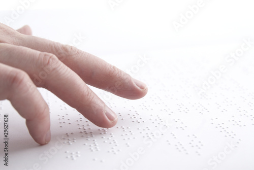 Reading  braille in swedish