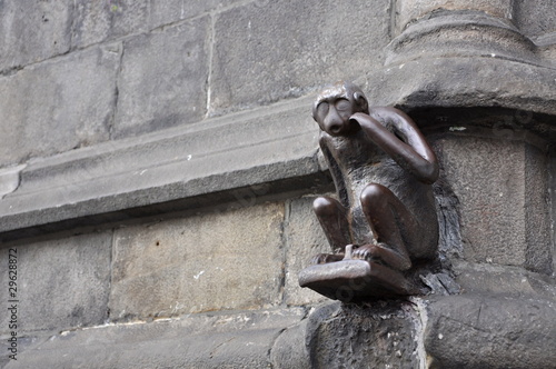 Statue Of Monkey Mons, Belgium
