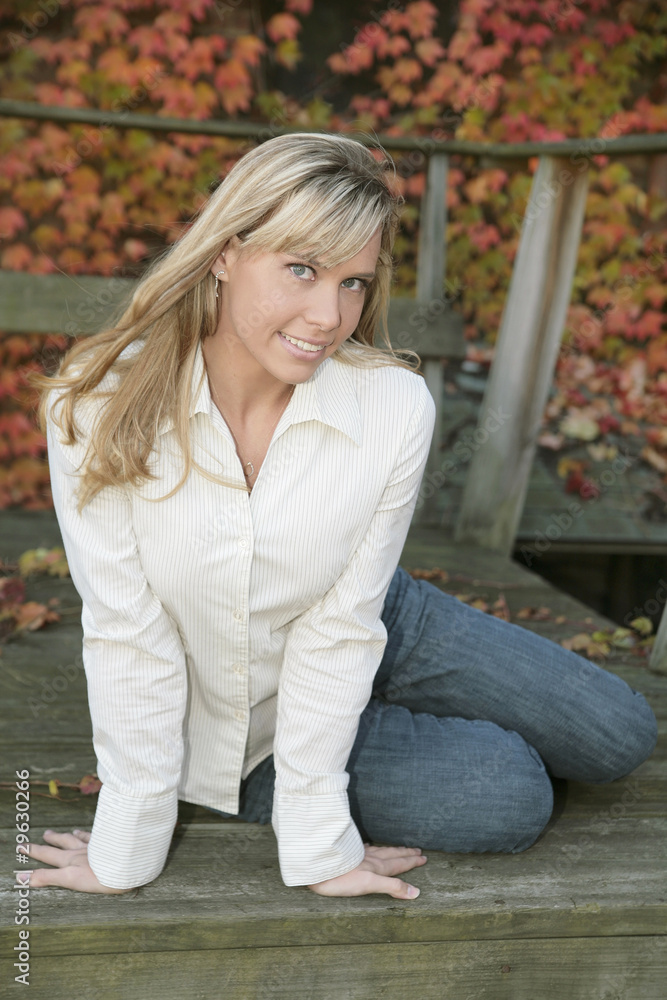 Obraz premium sexy woman outdoors