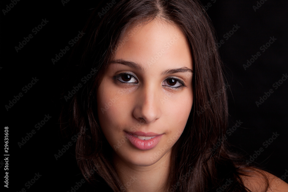 Young and beautiful woman portrait Young and beautiful woman portrait