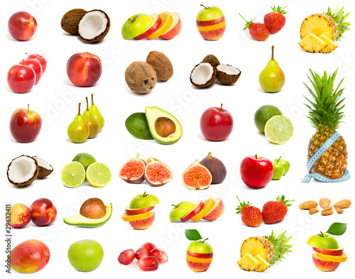 A set of mix fruit