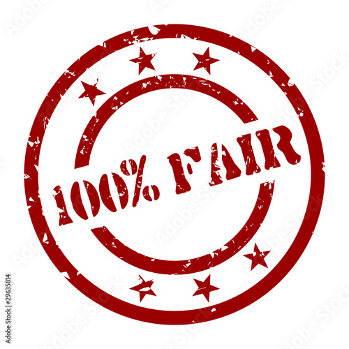 stempel 100% fair I