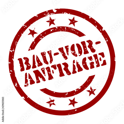 stempel bauvoranfrage I