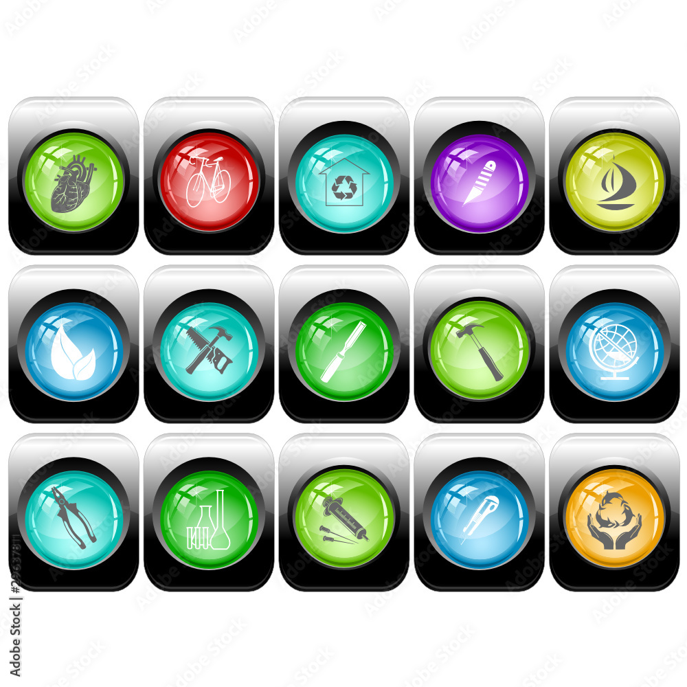 Vector set of internet buttons Vector set of internet buttons