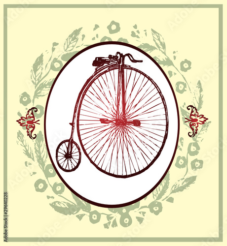 Bike Vintage Label
